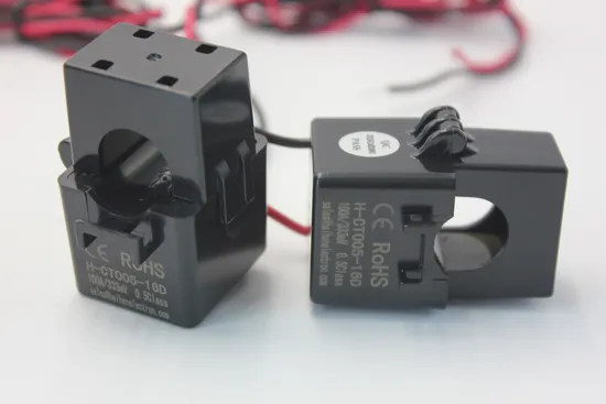 TC com 100A/40mA para medidor de energia elétrica trifásica de núcleo dividido